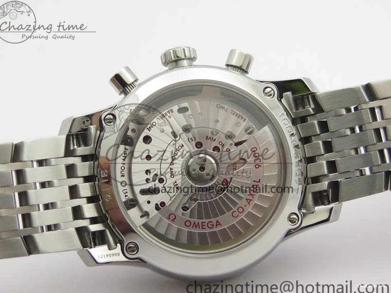 0402 De Ville Chronograph SS OMF 1:1 Best Edition Black Dial On SS Bracelet A Attractive 8150